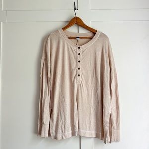 Old Navy oversized Henley